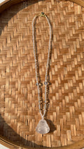 Luminous Light Natural Clear Quartz Buddha Beaded Necklace
