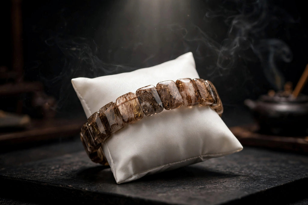 Black Gold Super 7 Rectangular Soft Bangle