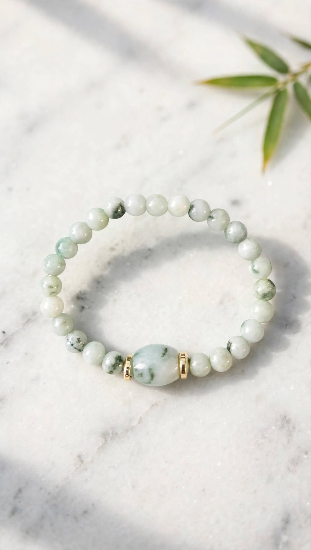 Zenith Jade Burmese Jadeite Barrel Bracelet