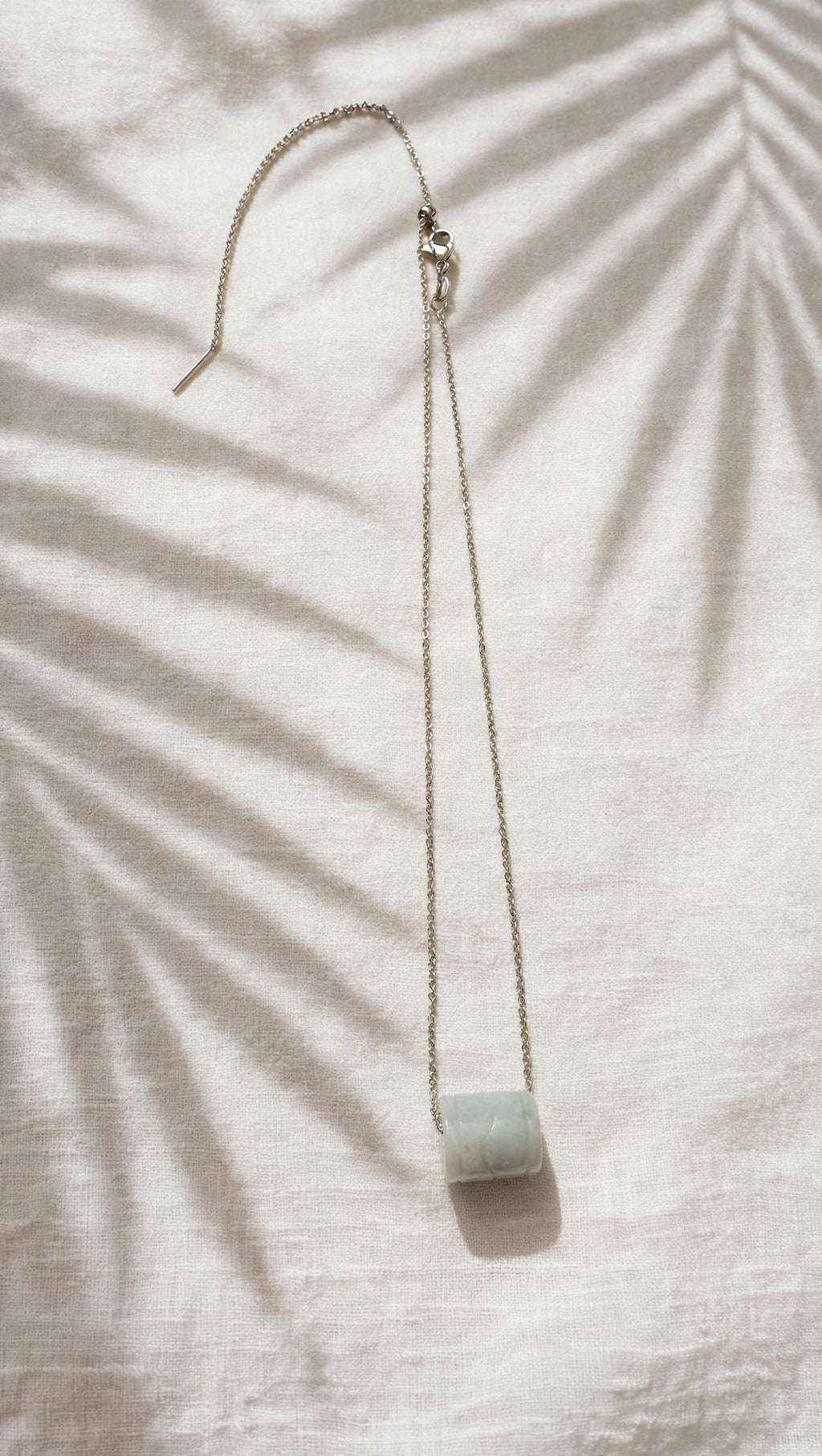 Seamless Prosperity: Natural Burmese Jadeite "Lu Lu Tong" Pendant Necklace