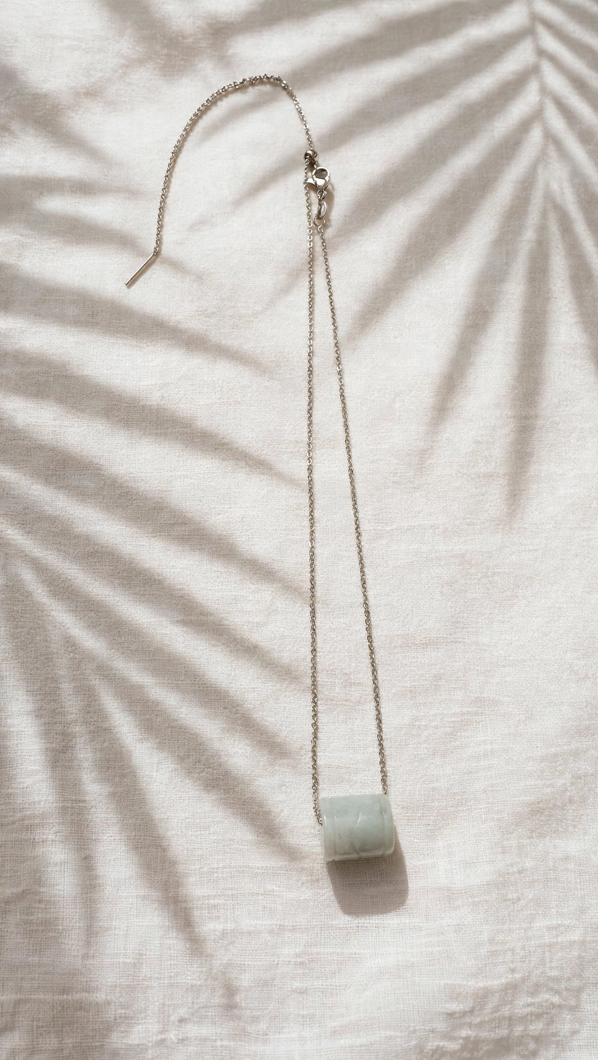 Seamless Prosperity: Natural Burmese Jadeite "Lu Lu Tong" Pendant Necklace