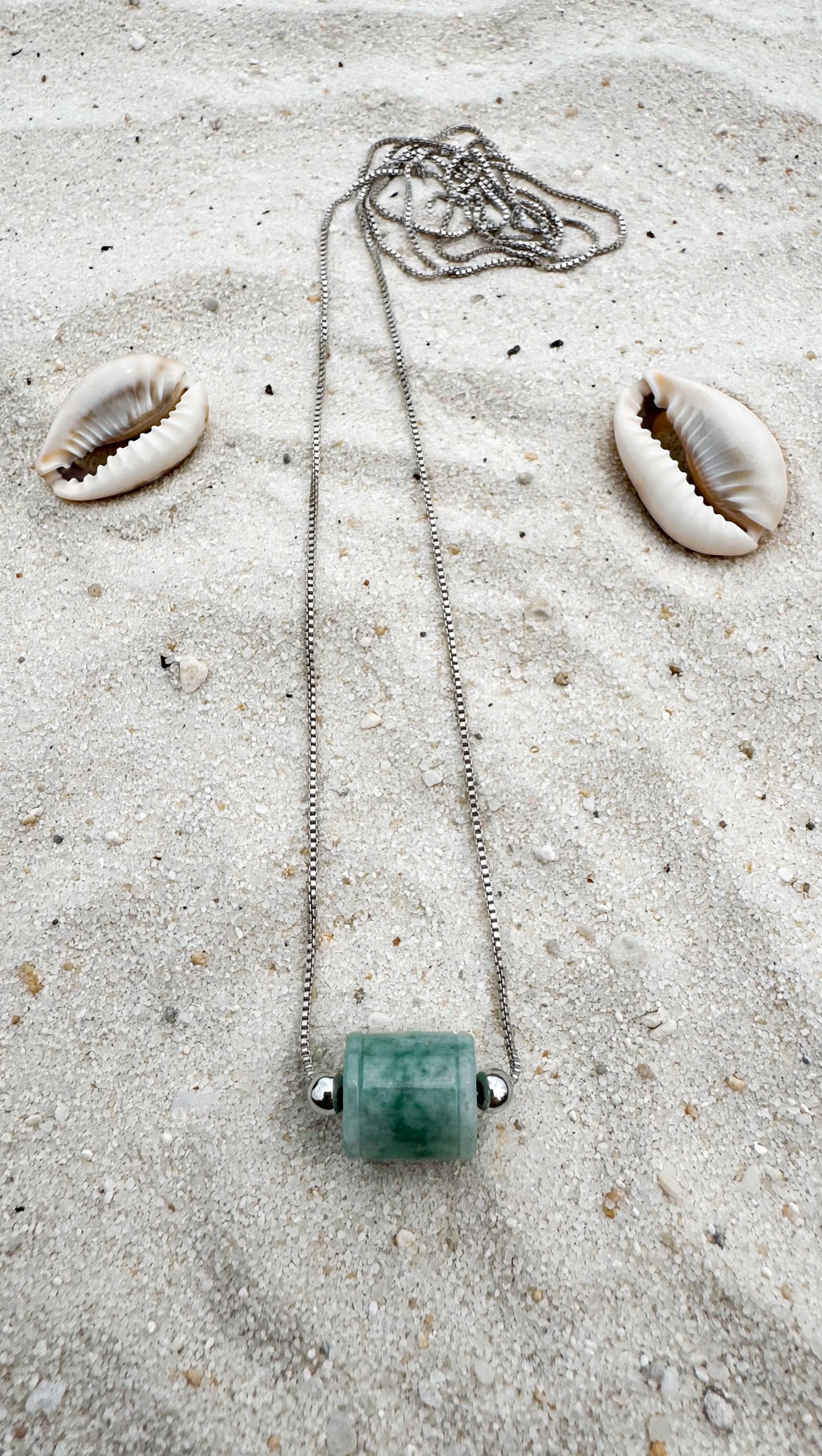 Dynamic Flow: Natural Type A Burmese Jadeite Lu Lu Tong Slider Necklace