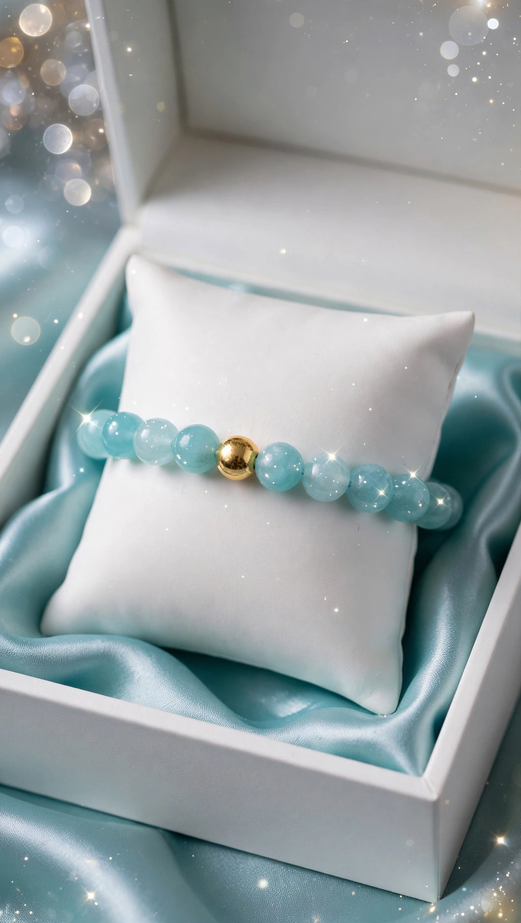 Amazonite Bracelet with 18K Gold Filled Bead