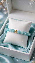Amazonite Bracelet with 18K Gold Filled Bead