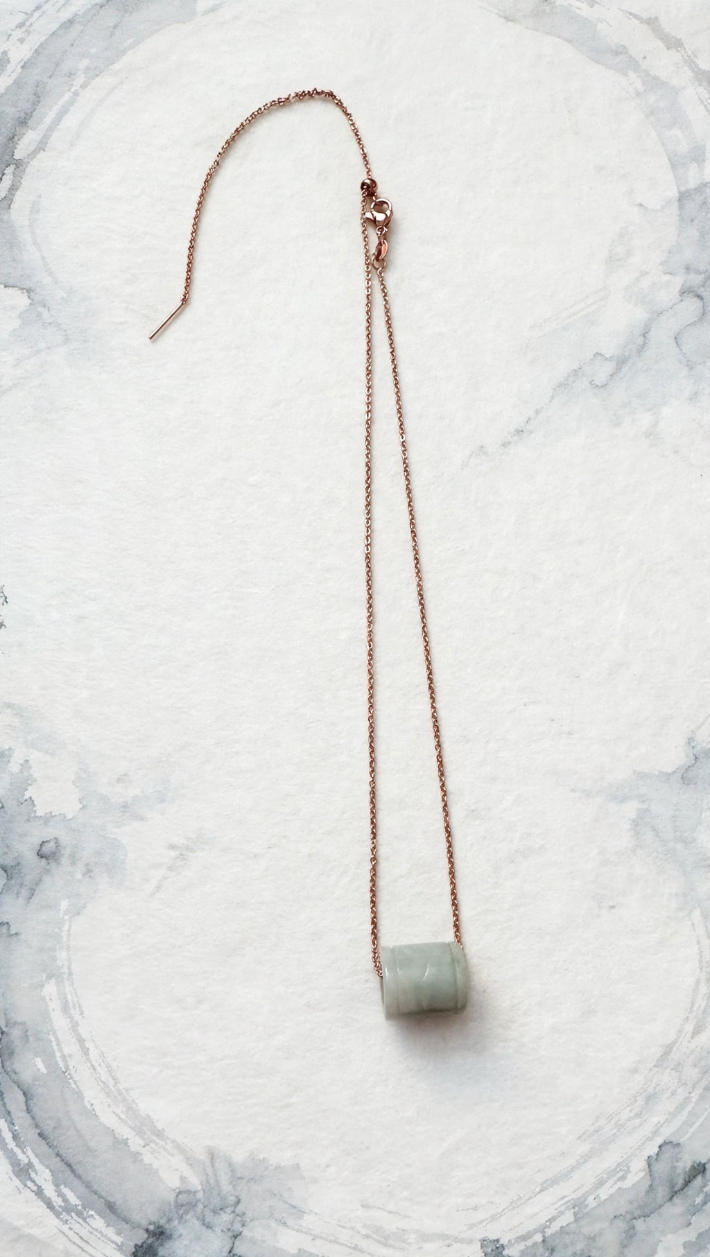 Seamless Prosperity: Natural Burmese Jadeite "Lu Lu Tong" Pendant Necklace